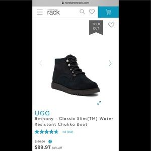 Black women’s UGG ankle boots